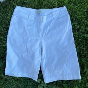 EUC Talbots white chino shorts women’s​​​​​​​​​​​​​
